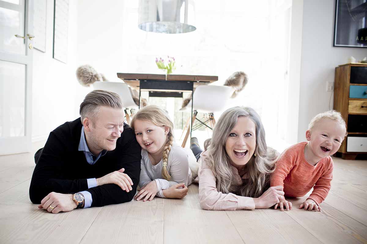 familie foto i Horsens
